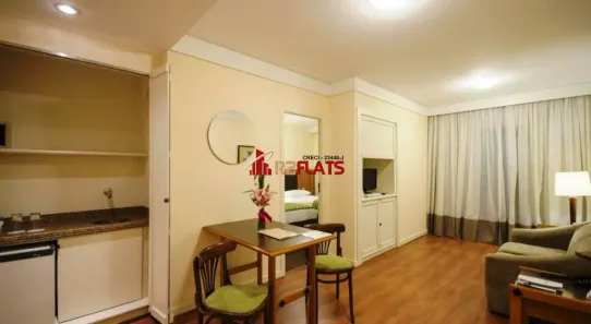 Flat com 1 Quarto à venda, 40m² no Brooklin Paulista, São Paulo