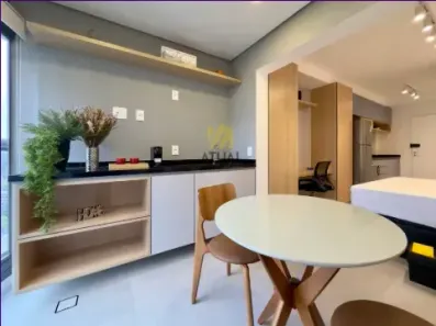 Apartamento com 1 Quarto para alugar, 27m² no Jardim das Acácias, São Paulo