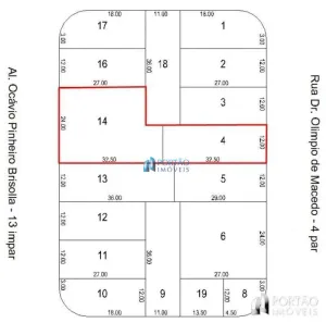Lote/Terreno para venda ou aluguel, 1170m² no Vila Nova Cidade Universitária, Bauru