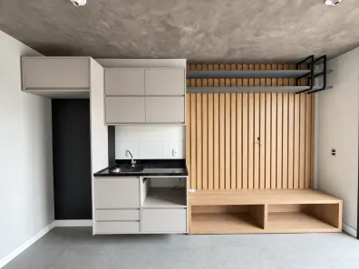 Apartamento com 1 Quarto para alugar, 27m² no Pinheiros, São Paulo