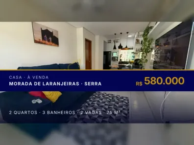 Casa com 2 Quartos à venda, 75m² no Morada de Laranjeiras, Serra