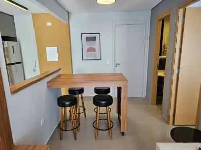 Apartamento com 1 Quarto para alugar, 41m² no Dezoito do Forte Empresarial/Alphaville., Barueri