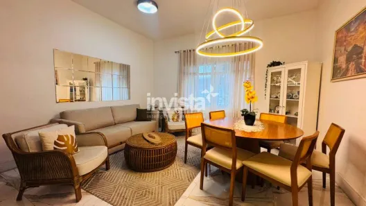 Apartamento com 3 Quartos para alugar, 112m² no Campo Grande, Santos