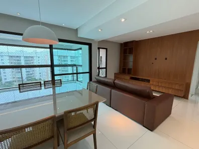 Apartamento com 3 Quartos para alugar, 150m² no Alphaville I, Salvador