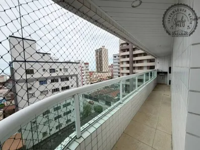 Apartamento com 2 Quartos para alugar, 60m² no Ocian, Praia Grande