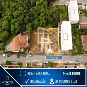 Lote/Terreno à venda, 465m² no Jardim Country Club, Poços de Caldas