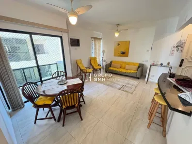 Apartamento com 3 Quartos para alugar, 90m² no Loteamento João Batista Julião, Guarujá