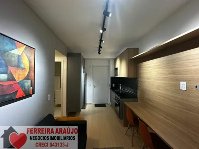 Apartamento com 1 Quarto para alugar, 33m² no Santo Amaro, São Paulo