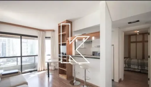 Apartamento com 1 Quarto para venda ou aluguel, 50m² no Itaim Bibi, São Paulo