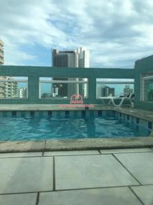 Apartamento com 1 Quarto para venda ou aluguel, 32m² no Boqueirão, Praia Grande