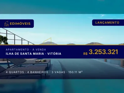Apartamento com 4 Quartos à venda, 150m² no Ilha de Santa Maria, Vitória