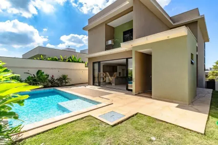 Casa de Condomínio com 4 Quartos para venda ou aluguel, 297m² no Residencial e Empresarial Alphaville, Ribeirão Preto