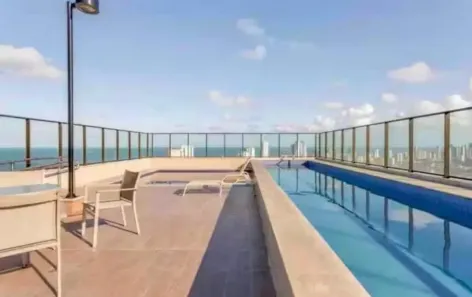Apartamento com 1 Quarto para alugar, 33m² no Pina, Recife