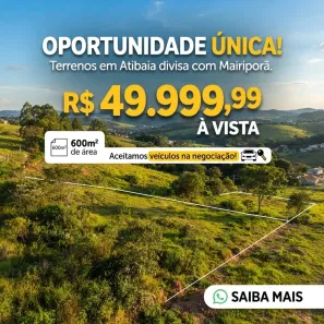 Lote/Terreno à venda, 600m² no Centro, Bragança Paulista