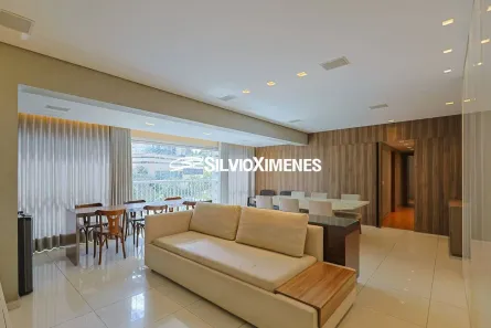 Apartamento com 3 Quartos para alugar, 141m² no Vila da Serra, Nova Lima
