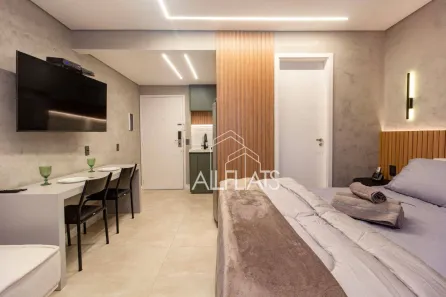 Flat com 1 Quarto à venda, 24m² no Moema, São Paulo