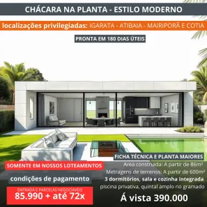 Fazenda/Sítio com 3 Quartos à venda, 600m² no Águas de Igaratá, Igaratá