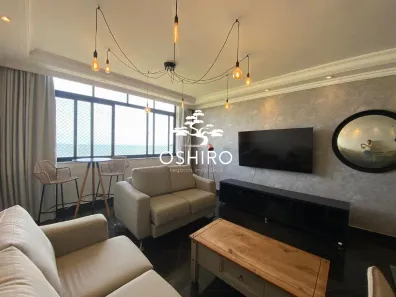 Apartamento com 3 Quartos para alugar, 144m² no Gonzaga, Santos