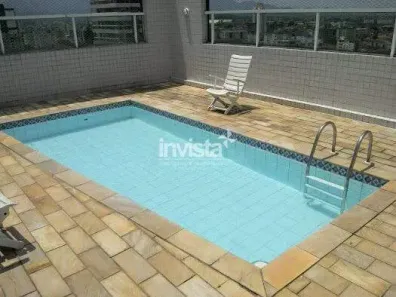 Apartamento com 3 Quartos para alugar, 77m² no Gonzaga, Santos