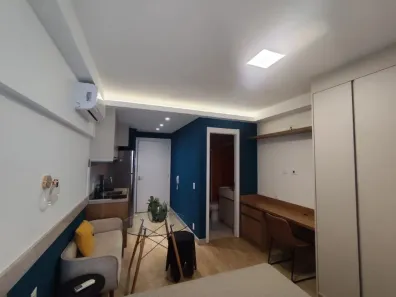 Apartamento com 1 Quarto para alugar, 24m² no Santo Amaro, São Paulo