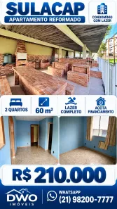 Apartamento com 2 Quartos à venda, 55m² no Jardim Sulacap, Rio de Janeiro