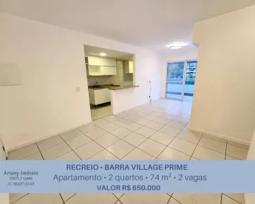 Apartamento com 2 Quartos à venda, 74m² no Recreio dos Bandeirantes, Rio de Janeiro