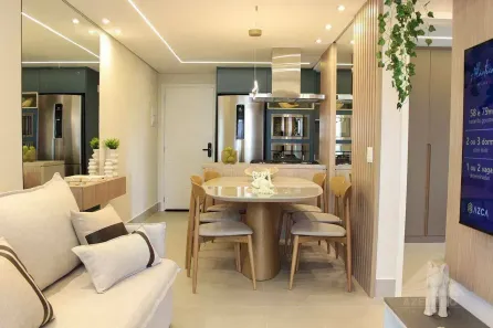 Apartamento com 2 Quartos à venda, 58m² no Vila Valparaíso, Santo André