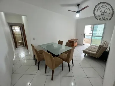 Apartamento com 2 Quartos para alugar, 70m² no Guilhermina, Praia Grande