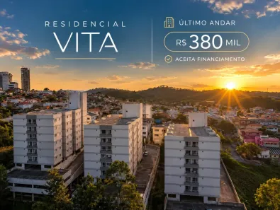 Apartamento com 2 Quartos à venda, 51m² no Região Central, Caieiras