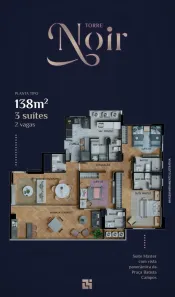 Apartamento com 3 Quartos à venda, 138m² no Batista Campos, Belém