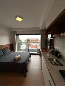 Apartamento com 1 Quarto para alugar, 24m² no Brooklin Paulista, São Paulo