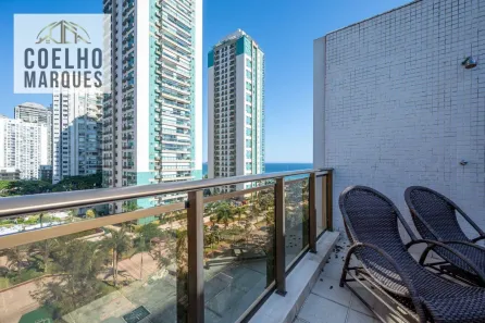 Cobertura com 3 Quartos para venda ou aluguel, 131m² no Barra da Tijuca, Rio de Janeiro