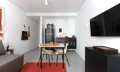 Apartamento com 1 Quarto para alugar, 28m² no República, São Paulo