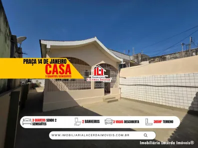 Casa com 3 Quartos para venda ou aluguel, 86m² no Praça 14 de Janeiro, Manaus