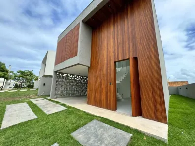 Casa de Condomínio com 4 Quartos à venda, 377m² no Alphaville (Abrantes), Camaçari