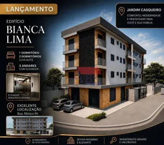 Apartamento com 1 Quarto à venda, 34m² no Jardim Casqueiro, Cubatão