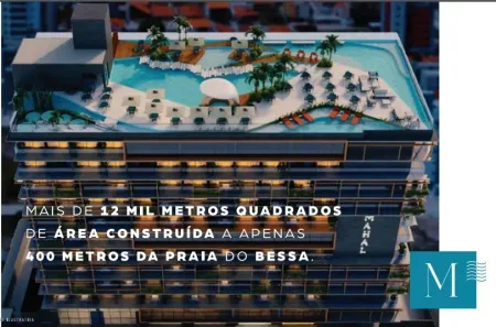 Flat com 1 Quarto à venda, 26m² no Bessa, João Pessoa
