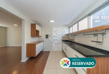Apartamento com 3 Quartos para alugar, 118m² no Batel, Curitiba