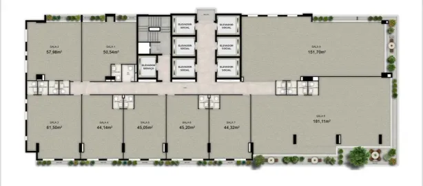 Sala Comercial à venda, 181m² no Setor Marista, Goiânia
