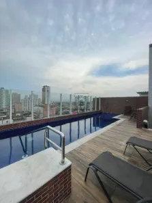 Apartamento com 1 Quarto para alugar, 50m² no Boqueirão, Praia Grande
