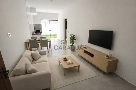 Apartamento com 2 Quartos à venda, 55m² no Massaguaçu, Caraguatatuba