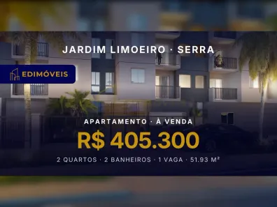 Apartamento com 2 Quartos à venda, 51m² no Jardim Limoeiro, Serra