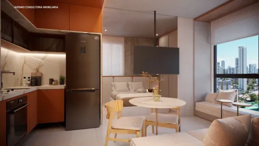 Apartamento com 1 Quarto à venda, 26m² no Madalena, Recife