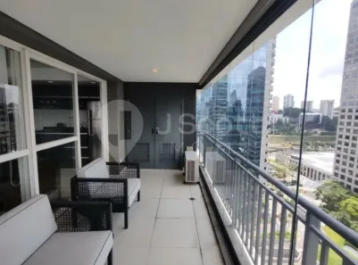 Apartamento com 1 Quarto para alugar, 63m² no Cidade Monções, São Paulo
