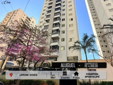 Apartamento com 2 Quartos para alugar, 68m² no Jardim Goiás, Goiânia