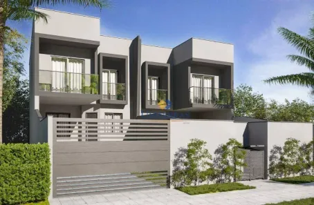 Sobrado com 3 Quartos à venda, 124m² no Guaraituba, Colombo