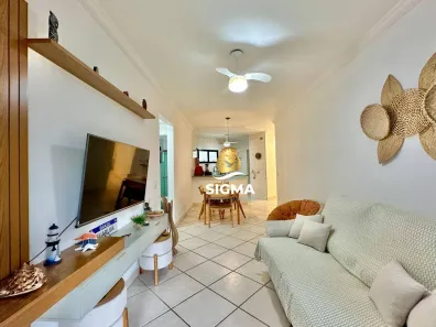 Apartamento com 2 Quartos para alugar, 75m² no Vila Alzira, Guarujá