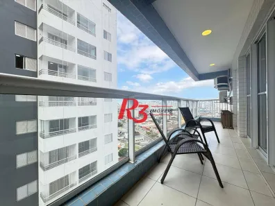 Apartamento com 2 Quartos para alugar, 81m² no Boqueirão, Santos