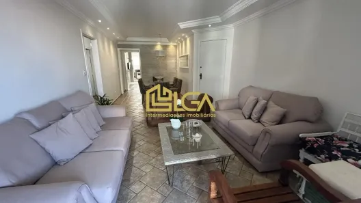 Apartamento com 3 Quartos para alugar, 125m² no Embaré, Santos