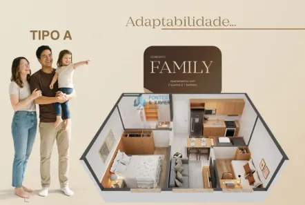 Apartamento com 2 Quartos à venda, 33m² no Lourdes, Juiz de Fora